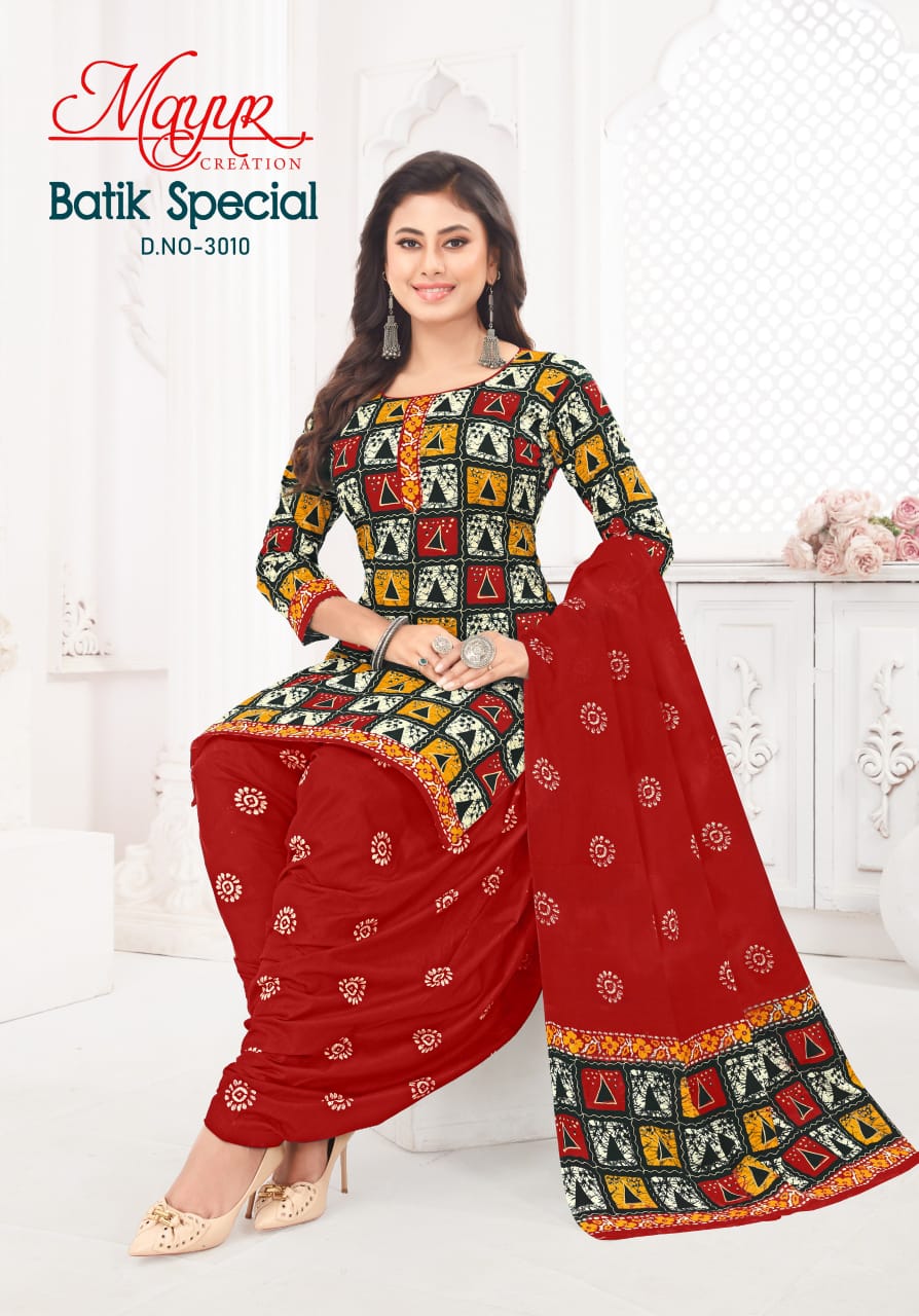 Batik Special Vol 30 By Mayur Printed Cotton Dress Material Exporters In India